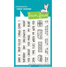 Lawn Fawn Clear Stamps 3X4 - Sweet Spiders Add-On LF3494