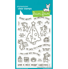 Lawn Fawn Clear Stamps 4X6 - Cheesy Christmas LF3500