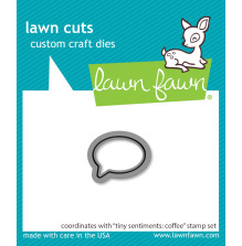 Lawn Fawn Dies - Tiny Sentiments: Coffee LF3499