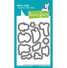 Lawn Fawn Dies - Frosty Family Add-On LF3507