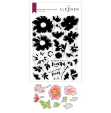 Altenew Clear Stamps 6X8 &amp; Die Bundle - Watercolor Extravaganza