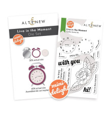 Altenew Mini Delight Stamp &amp; Die Set - Live In The Moment