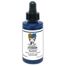 Dina Wakley MEdia Gloss Drop 56ml - Sapphire