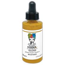 Dina Wakley MEdia Gloss Drop 56ml - Mustard