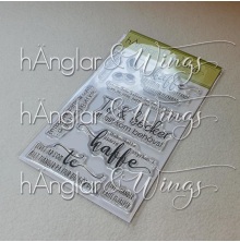 hnglar &amp; Wings Clear Stamps - Kaffetren