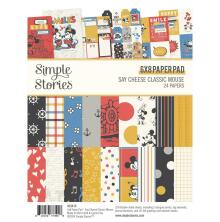 Simple Stories Double-Sided Paper Pad 6X8 - Say Cheese Classic Mouse