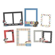 Simple Stories Chipboard Frames 6/Pkg - Say Cheese Classic Mouse