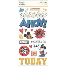 Simple Stories Foam Stickers 44/Pkg - Say Cheese Classic Mouse