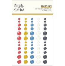 Simple Stories Enamel Dots 60/Pkg - Say Cheese Classic Mouse