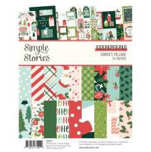 Simple Stories Double-Sided Paper Pad 6X8 - Santas Village