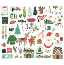 Simple Stories Bits &amp; Pieces Die-Cuts 52/Pkg - Santas Village