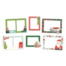 Simple Stories Chipboard Frames 6/Pkg - Santas Village