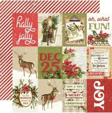 Simple Stories Simple Vintage Yuletide Cardstock 12X12 - Tag Elements