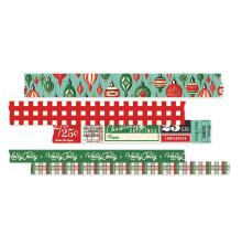 Simple Stories Washi Tape 5/Pkg - Simple Vintage Holly Jolly