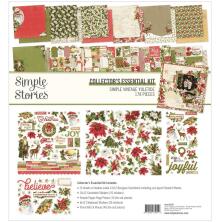 Simple Stories Collectors Essential Kit 12X12 - Simple Vintage Yuletide