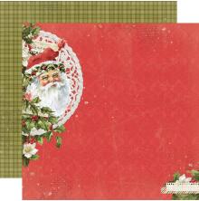 Simple Stories Simple Vintage Yuletide Cardstock 12X12 - Making Spirits Bright