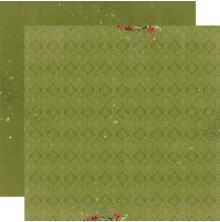 Simple Stories SV Yuletide Basics Cardstock 12X12 - Spruce