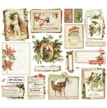 Simple Stories Bits &amp; Pieces Die-Cuts 20/Pkg - Simple Vintage Yuletide Ephemera