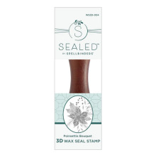 Spellbinders Wax Seal Stamp - Poinsettia 3D