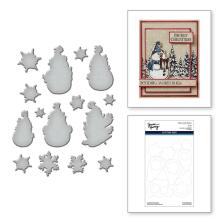 Spellbinders Dies By Simon Hurley - Sketched Snowmen