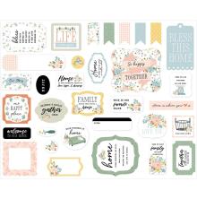 Echo Park Cardstock Die-Cuts Ephemera 33/Pkg - Our Happy Place Icons