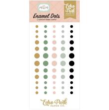 Echo Park  Adhesive Enamel Dots 60/Pkg - Marry Me