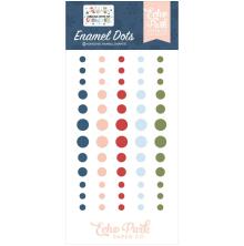 Echo Park  Adhesive Enamel Dots 60/Pkg - Chilling With My Snowmies