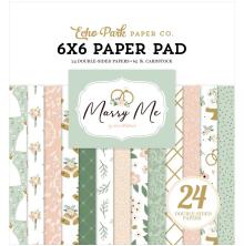 Echo Park Double-Sided Paper Pad 6X6 - Marry Me