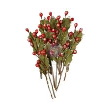 Prima From The North Pole Paper Flowers 15/Pkg - Berry Delight