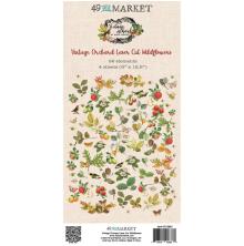 49 And Market Laser Cut Outs - Vintage Orchard Wildflower