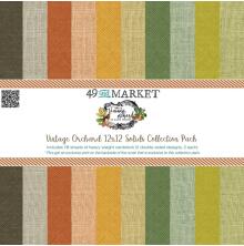 49 And Market Collection Pack 12X12 - Vintage Orchard Solids