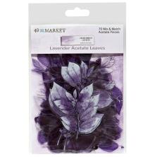 49 And Market Acetate Leaves - Color Swatch Lavender