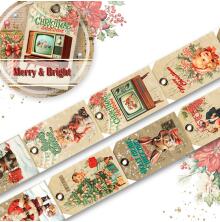 Memory Place Washi Tape 15mmX5m - Merry &amp; Bright #2