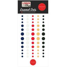 Carta Bella Adhesive Enamel Dots 60/Pkg - London