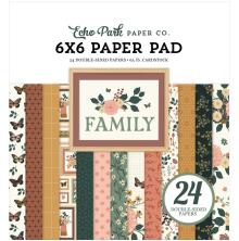 Echo Park Double-Sided Paper Pad 6X6 - Family