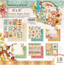 Memory Place Double-Sided Paper Pack 8X8 - My Deer Friend