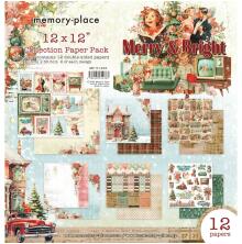 Memory Place Collection Pack 12X12 - Merry &amp; Bright