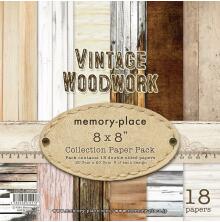 Memory Place Collection Pack 8X8 - Vintage Woodwork