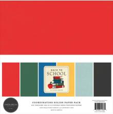 Carta Bella Solid Cardstock Kit 12X12 - Back To School