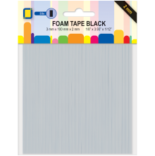 3D Foam Lines Black 3x100x2mm 33/Pkg