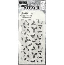 Tim Holtz Layered Stencil 4.125X8.5 - Tiny Holly THS189