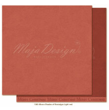 Maja Design Monochromes 12X12 Shades of Nostalgia - Light red