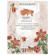 49 And Market Collection Pack 6X8 - Color Swatch Terracotta