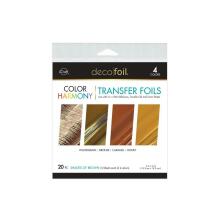 Deco Foil Harmony Foil Pack 6X6 20/Pkg - Shades Of Brown