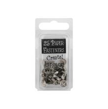 Creative Impressions Metal Paper Fasteners 10mm 25/Pkg - Screw Heads