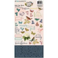 49 And Market Washi Tape Sheet Set - Birdsong