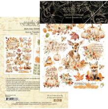 Graphic 45 Rub-On Transfers - Autumn Greetings