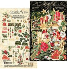 Graphic 45 Ephemera Set - Merry &amp; Bright