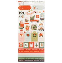 Crate Paper Cardstock Stickers - Holly Jolly Holiday