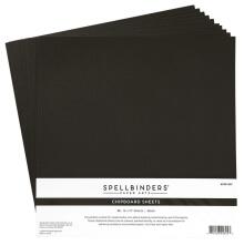 Spellbinders Chipboard Sheets 12X12 10/Pkg - Black